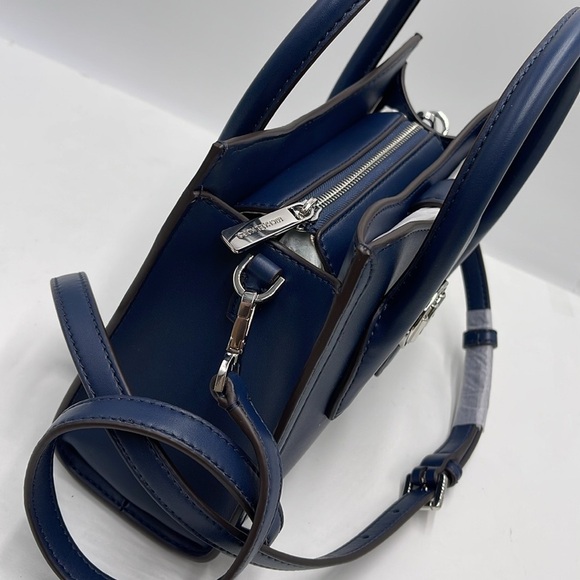 MICHAEL KORS
Gabby Small Faux Leather Satchel
COLOR NAVY
NWT - Picture 9 of 16